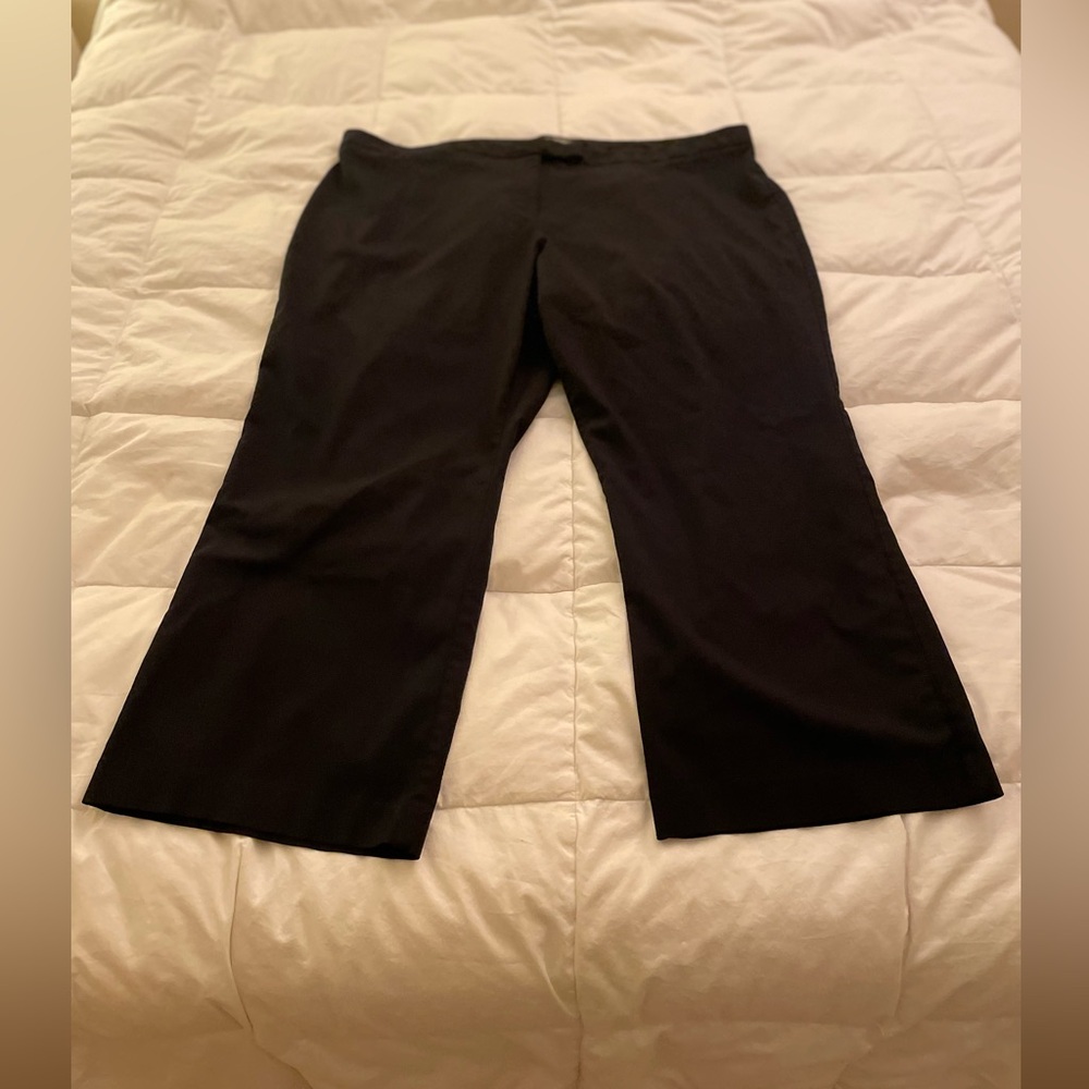 Lane Bryant Black Wide-Leg Pants
